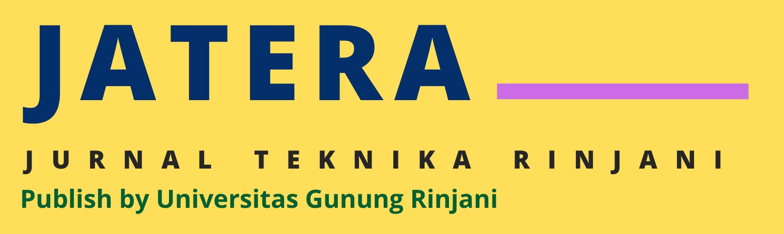 JATERA - Jurnal Teknika Rinjani